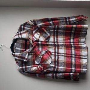 Flannel pattern Shacket